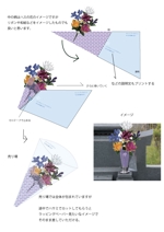kawanoue (akitsch)さんの造花のラッピングペーパー アイデアとデザインへの提案