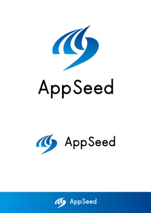 ヘブンイラストレーションズ (heavenillust)さんのスマートフォンアプリ開発会社「AppSeed」の会社ロゴへの提案