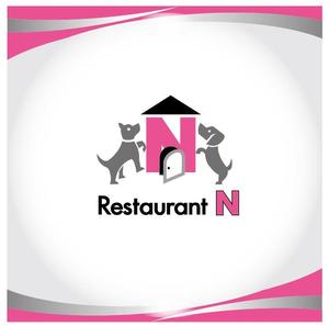 Q-Design (cats-eye)さんの新規オープン予定 ドッグラン併設レストラン「Restaurant N」の店舗ロゴの製作を御願いしますへの提案