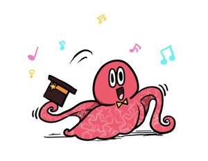 万賀　修｜ビジネス漫画制作 (osa-001)さんの「たこ」の、おとぼけかわいいキャラクターへの提案