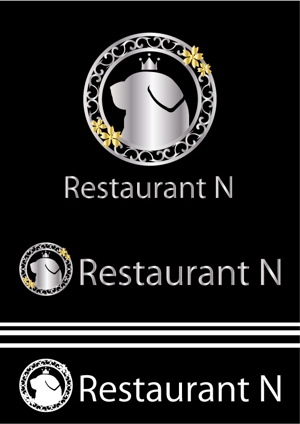 ありす (yuko-n)さんの新規オープン予定 ドッグラン併設レストラン「Restaurant N」の店舗ロゴの製作を御願いしますへの提案