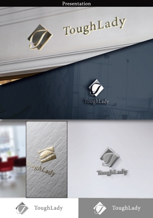 hayate_design (hayate_desgn)さんのブランドショップ「ToughLady」のロゴ作成への提案