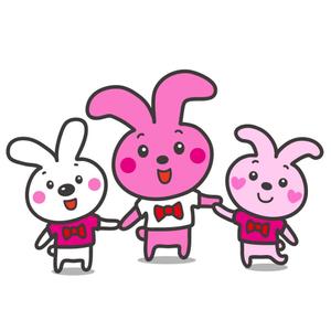 hiyo627さんの新規開業する耳鼻科のクリニックの「うさぎの三姉妹」のキャラクターデザインへの提案