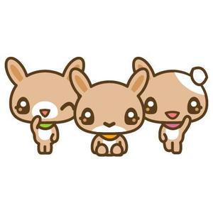 ぴょんた (pyon-ta)さんの新規開業する耳鼻科のクリニックの「うさぎの三姉妹」のキャラクターデザインへの提案