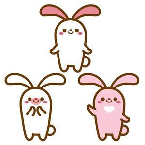 CHIHUAHUA BASE (tae1182)さんの新規開業する耳鼻科のクリニックの「うさぎの三姉妹」のキャラクターデザインへの提案