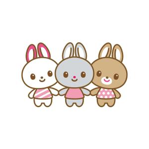 村田 (murata_s)さんの新規開業する耳鼻科のクリニックの「うさぎの三姉妹」のキャラクターデザインへの提案