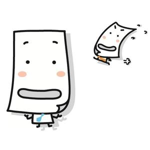 rararaLABO (rararaLABO)さんの大切に使わせていただきます。HPに使用するユルキャラ『ペライチ君』への提案