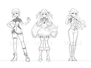 tama design イラスト/映像 (tamamitu1030)さんのファンタジーRPGで使用するキャラクターデザイン+立ち絵イラスト1点 その2/3への提案