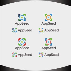 D.R DESIGN (Nakamura__)さんのスマートフォンアプリ開発会社「AppSeed」の会社ロゴへの提案