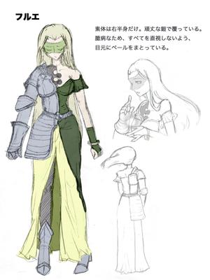 エビグラタン (5e34ceac6c5f4)さんのファンタジーRPGで使用するキャラクターデザイン+立ち絵イラスト1点 その2/3への提案