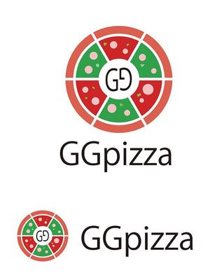 田中　威 (dd51)さんの手作りの冷凍ピザ通販サイト「GGpizza」のロゴ作成依頼への提案