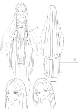 comaco (cocomero)さんのファンタジーRPGで使用するキャラクターデザイン+立ち絵イラスト1点 その2/3への提案