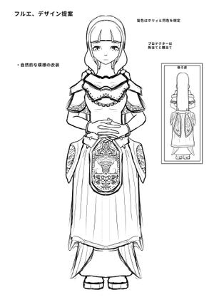 Magotsuka (Magotsuka)さんのファンタジーRPGで使用するキャラクターデザイン+立ち絵イラスト1点 その2/3への提案