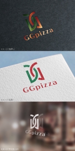 mogu ai (moguai)さんの手作りの冷凍ピザ通販サイト「GGpizza」のロゴ作成依頼への提案