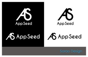 s-design (sorao-1)さんのスマートフォンアプリ開発会社「AppSeed」の会社ロゴへの提案