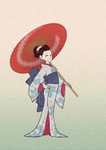 内藤 梨子 (yoshida8828)さんの和服で踊るフラメンコのロゴへの提案