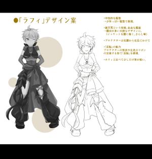 望月 (mochi28)さんのファンタジーRPGで使用するキャラクターデザイン+立ち絵イラスト1点 その1/3への提案