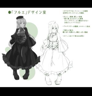 望月 (mochi28)さんのファンタジーRPGで使用するキャラクターデザイン+立ち絵イラスト1点 その2/3への提案