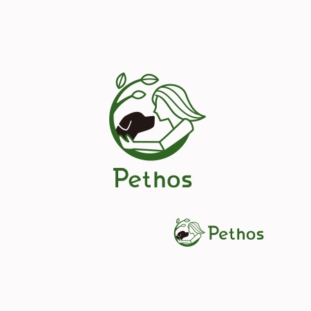 動物 ペット関連会社 Pethos のロゴの依頼 外注 ロゴ作成 デザインの仕事 副業 クラウドソーシング ランサーズ Id