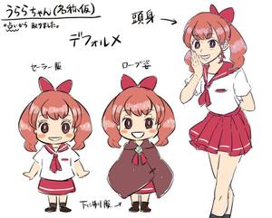 ア (teri_w)さんの声優事務所オンラインコンテンツに出演する女の子キャライラスト（1体3表情）依頼への提案