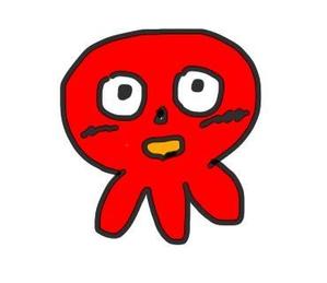 nikoo (nikoo)さんの「たこ」の、おとぼけかわいいキャラクターへの提案