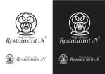 なべちゃん (YoshiakiWatanabe)さんの新規オープン予定 ドッグラン併設レストラン「Restaurant N」の店舗ロゴの製作を御願いしますへの提案