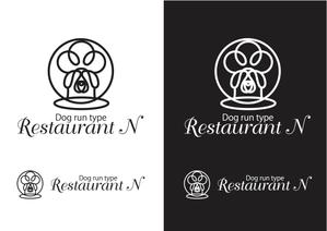 なべちゃん (YoshiakiWatanabe)さんの新規オープン予定 ドッグラン併設レストラン「Restaurant N」の店舗ロゴの製作を御願いしますへの提案