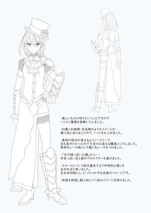 北河 (kitakawa_k)さんのファンタジーRPGで使用するキャラクターデザイン+立ち絵イラスト1点 その3/3への提案
