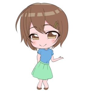 3倍ずあ (Sunvinegar)さんの声優事務所オンラインコンテンツに出演する女の子キャライラスト（1体3表情）依頼への提案