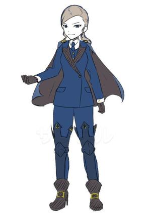 葉月はどぅき (haduki18)さんのファンタジーRPGで使用するキャラクターデザイン+立ち絵イラスト1点 その3/3への提案