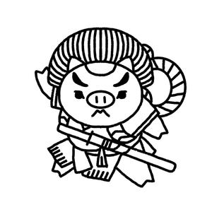 サタケシンイチロウ (sswagyu627)さんのラーメン屋「三十郎」　ロゴ（豚歌舞伎）への提案