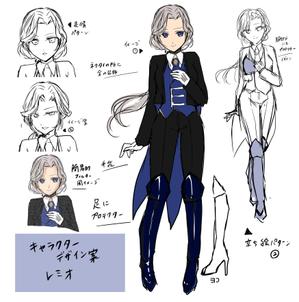 もぷ (mopu_)さんのファンタジーRPGで使用するキャラクターデザイン+立ち絵イラスト1点 その3/3への提案
