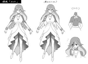 ちあき (september2399)さんのファンタジーRPGで使用するキャラクターデザイン+立ち絵イラスト1点 その2/3への提案