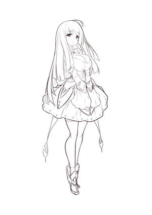 つぅないんわん (life_encounter0)さんのファンタジーRPGで使用するキャラクターデザイン+立ち絵イラスト1点 その2/3への提案