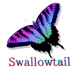 虹の箱庭 フィリリ (arfgarden)さんの撮影サービス「Swallowtail寫眞館」のロゴへの提案