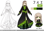 caluki ()さんのファンタジーRPGで使用するキャラクターデザイン+立ち絵イラスト1点 その2/3への提案