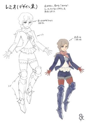 Y (penguindynamite)さんのファンタジーRPGで使用するキャラクターデザイン+立ち絵イラスト1点 その3/3への提案