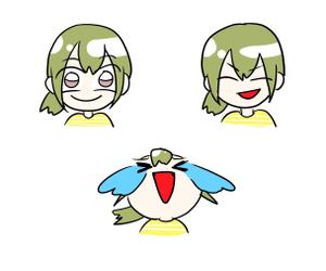 はこ (hako_ksdt)さんの声優事務所オンラインコンテンツに出演する女の子キャライラスト（1体3表情）依頼への提案