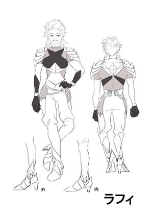 日野天葉 (amaha1212)さんのファンタジーRPGで使用するキャラクターデザイン+立ち絵イラスト1点 その1/3への提案