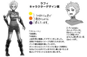 城島ジョージ (abesawao)さんのファンタジーRPGで使用するキャラクターデザイン+立ち絵イラスト1点 その1/3への提案