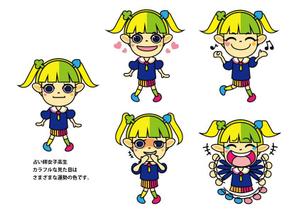 ゴンピン (gongping)さんの声優事務所オンラインコンテンツに出演する女の子キャライラスト（1体3表情）依頼への提案