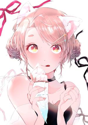 mame ()さんの声優事務所オンラインコンテンツに出演する女の子キャライラスト（1体3表情）依頼への提案