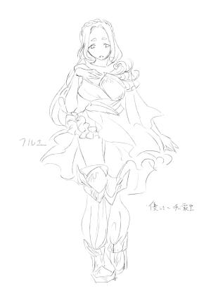 古井卯月 (uduki04)さんのファンタジーRPGで使用するキャラクターデザイン+立ち絵イラスト1点 その2/3への提案