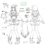 藤山キヌ (fujiyama_kinu)さんのファンタジーRPGで使用するキャラクターデザイン+立ち絵イラスト1点 その2/3への提案