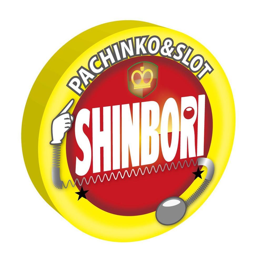 ＰＡＣＨＩＮＫＯ＆ＳＬＯＴ　ＳＨＩＮＢＯＲＩ（もしくはしんぼり）のロゴ作成