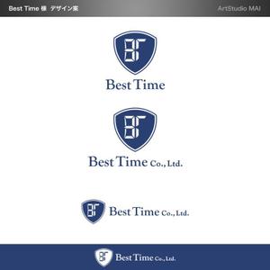 ArtStudio MAI (minami-mi-natz)さんの自動車整備工場兼パーツ販売　Best Timeのロゴへの提案