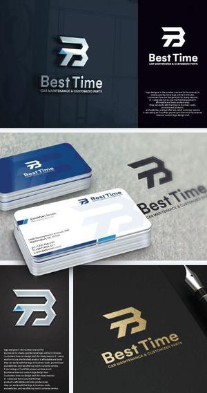 take5-design (take5-design)さんの自動車整備工場兼パーツ販売　Best Timeのロゴへの提案