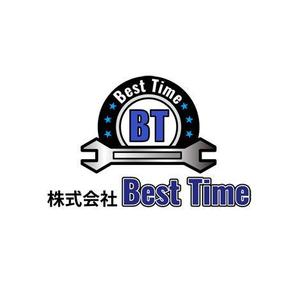okicha-nel (okicha-nel)さんの自動車整備工場兼パーツ販売　Best Timeのロゴへの提案