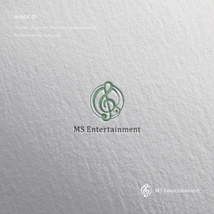 doremi (doremidesign)さんの音楽事務所「MSエンタテインメント」のロゴへの提案