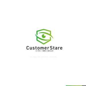 Ü design (ue_taro)さんの中堅・中小企業向けのシステム監視サービス「CustomerStare」（サービス名）のロゴへの提案